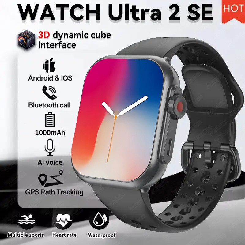 Smartwatch Watches For Women With Gps - Relógio ultra k62 masculino feminino 1000mah