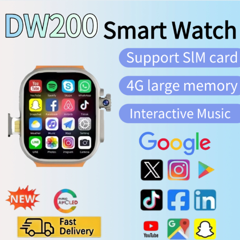 Smartwatch Watches Price - Smartwatch de Rede DW200 com Cartão