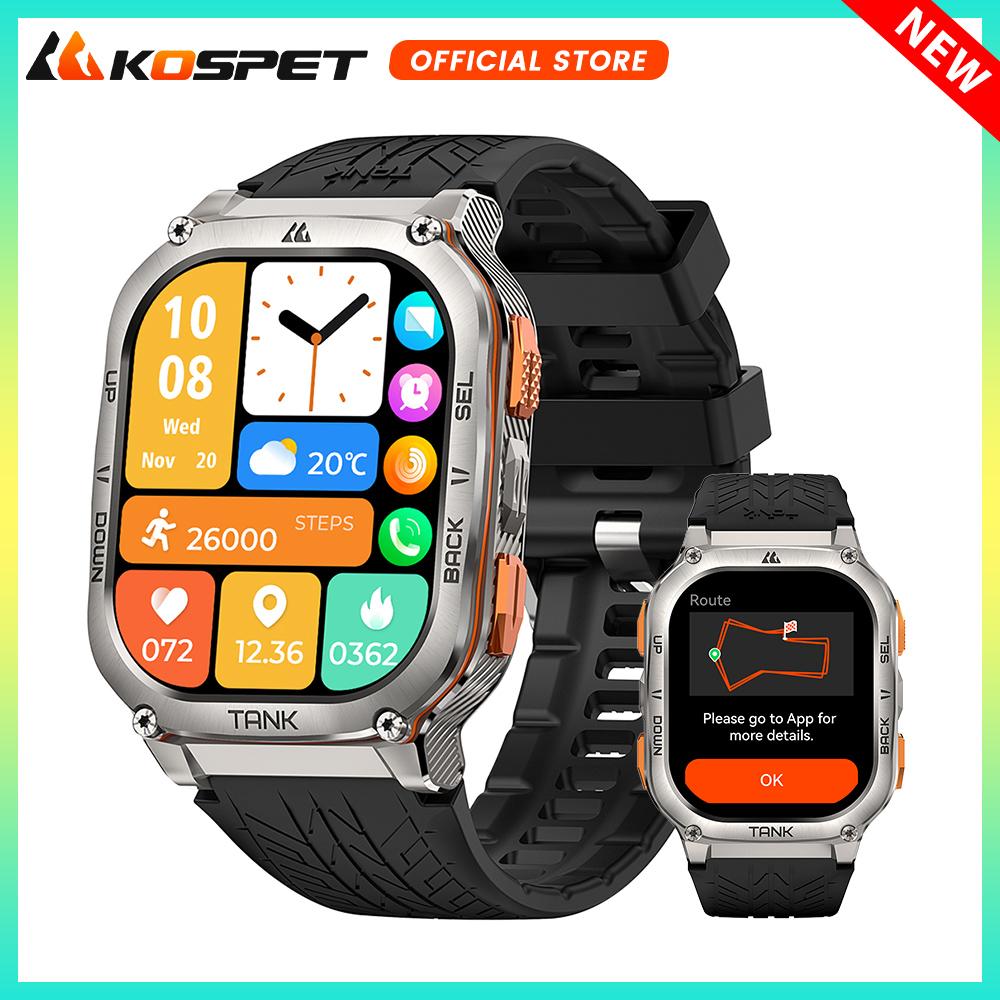 Altimeter Compass Watch - Kospet tanque m3 ultra gps relógio