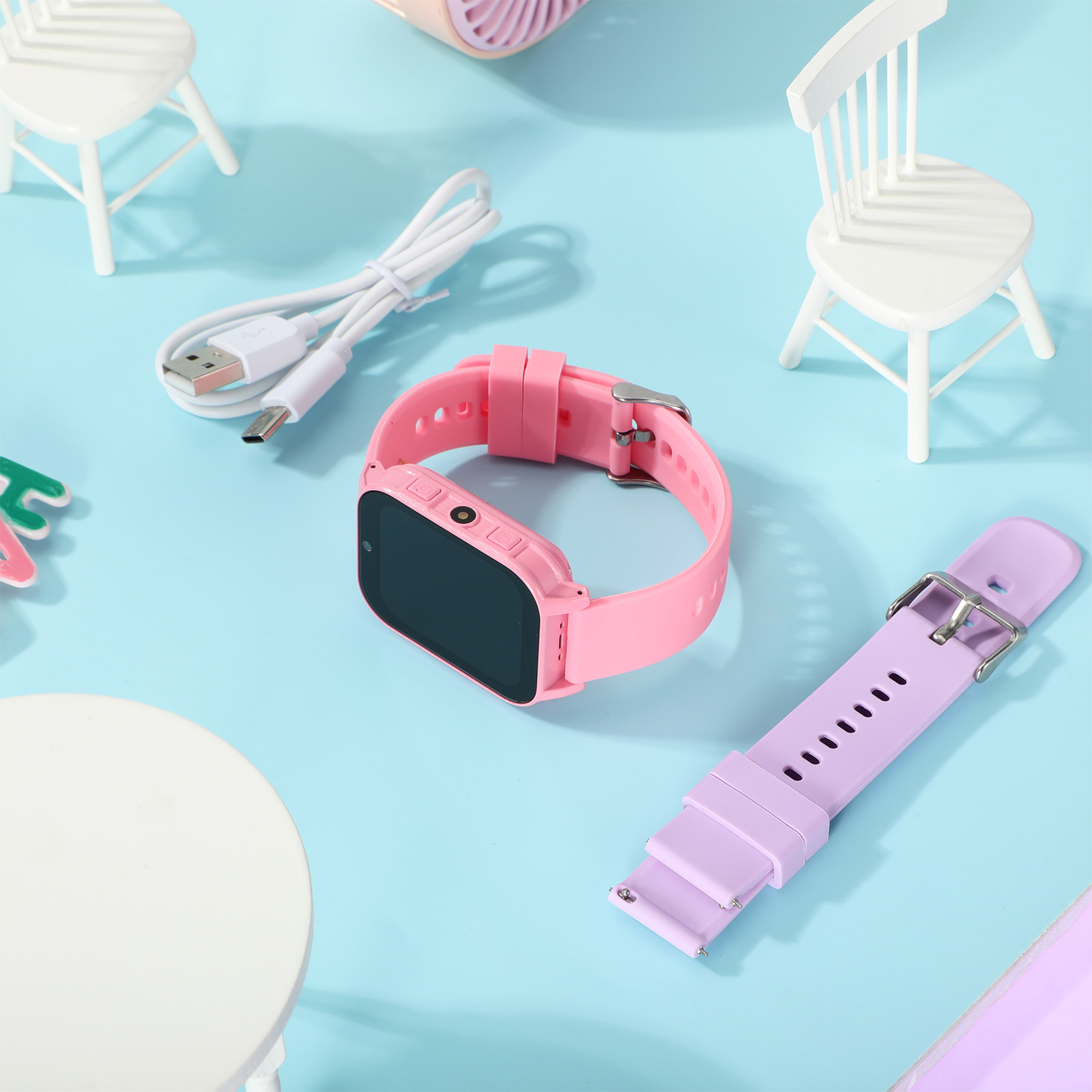 Relógio digital infantil com j - Smartwatch Digital Watches For Kid Girl avaliação e preço