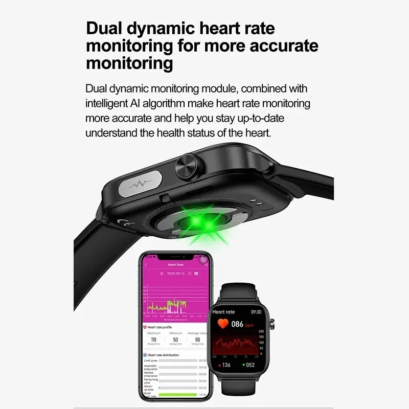 2025 novo monitoramento ecg +  - Smartwatch Watches Price avaliação e preço