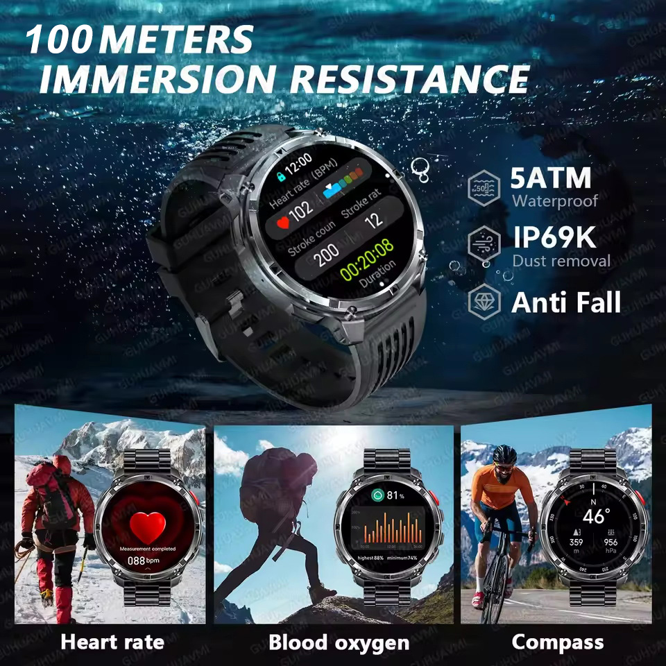 T-REX 3 militar smartwatch mas - Altimeter Compass Watch avaliação e preço