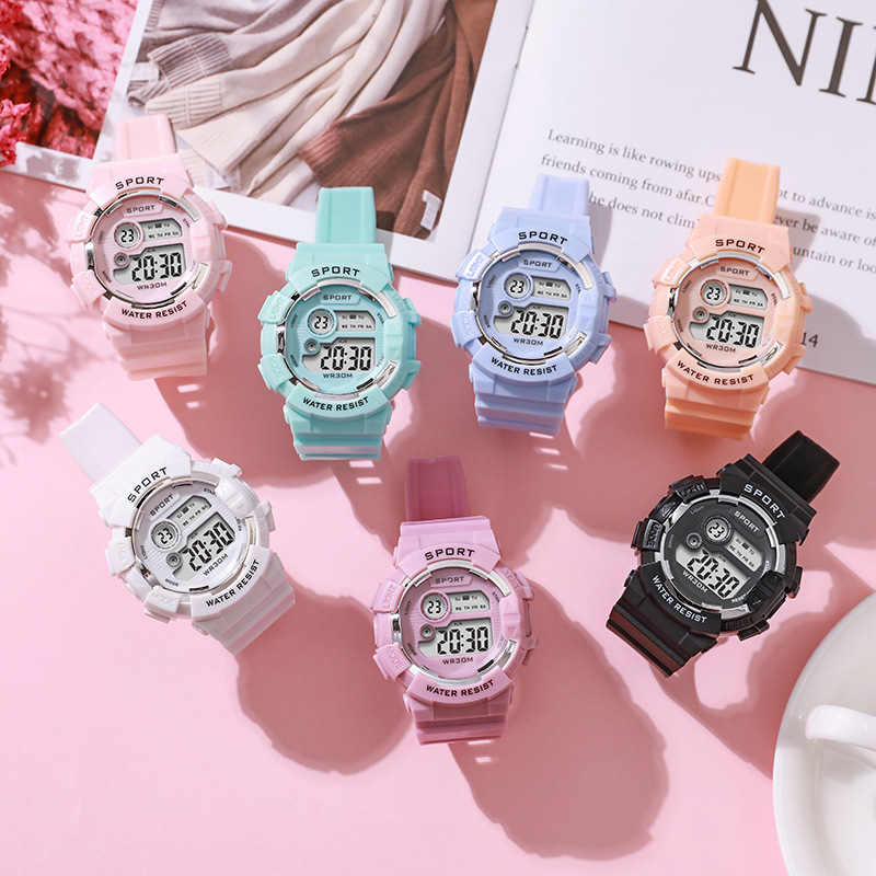 Moda crianças relógios luminos - Smartwatch Digital Watches For Kid Girl avaliação e preço