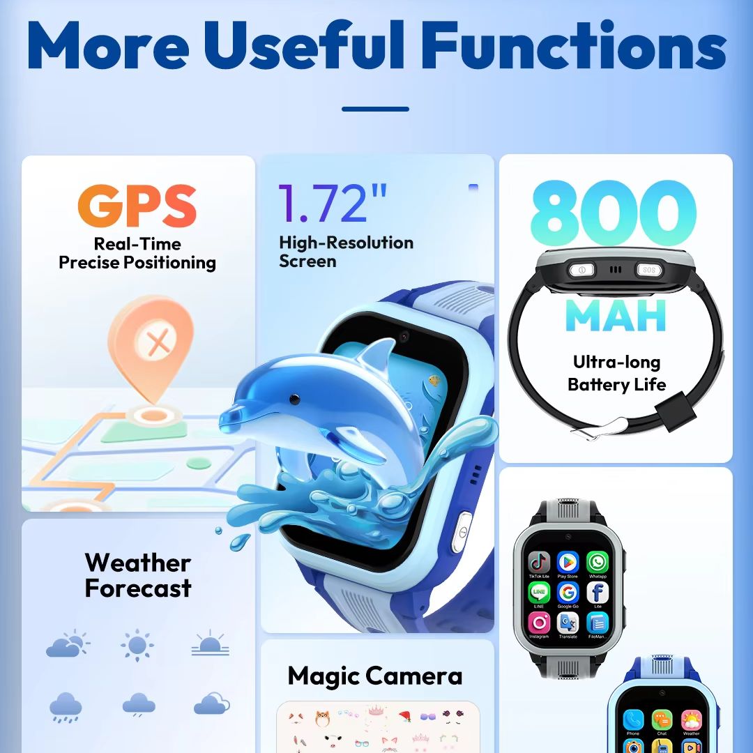Relógio Inteligente Infantil W - Smartwatch Watches For Kids With Gps avaliação e preço