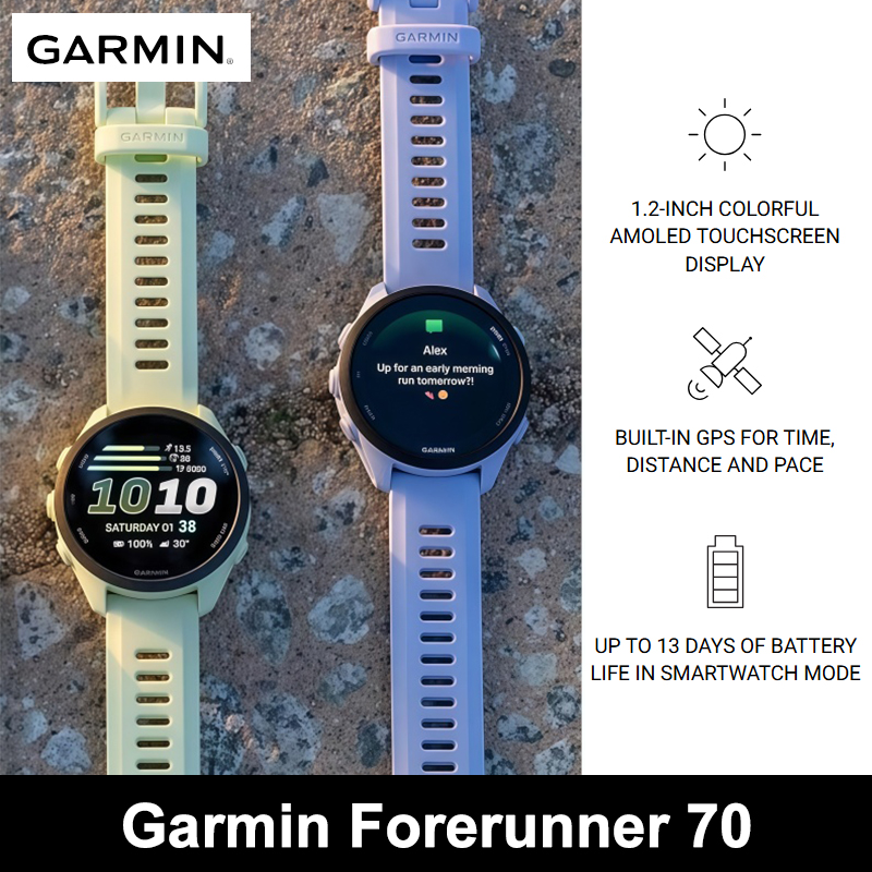 Garmin Forerunner 70 GPS com a - Timex Watches Smartwatch avaliação e preço