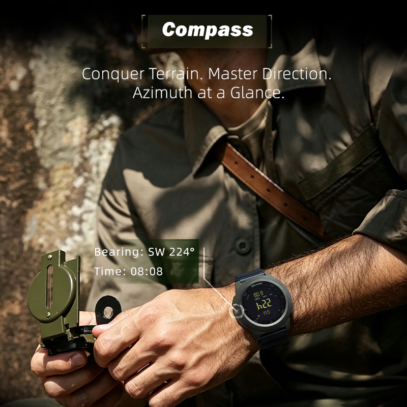Relógio digital NORTH EDGE APA - Altimeter Compass Watch avaliação e preço