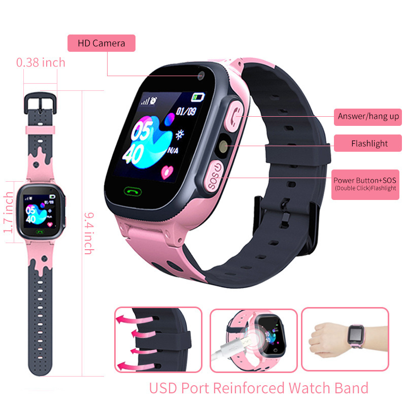 Crianças relógio inteligente à - Smartwatch Digital Watches For Kid Girl avaliação e preço