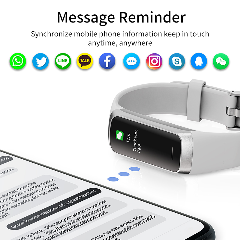 LIGE 1.1 Polegada Amoled Monit - Smartwatch Watches For Girls avaliação e preço