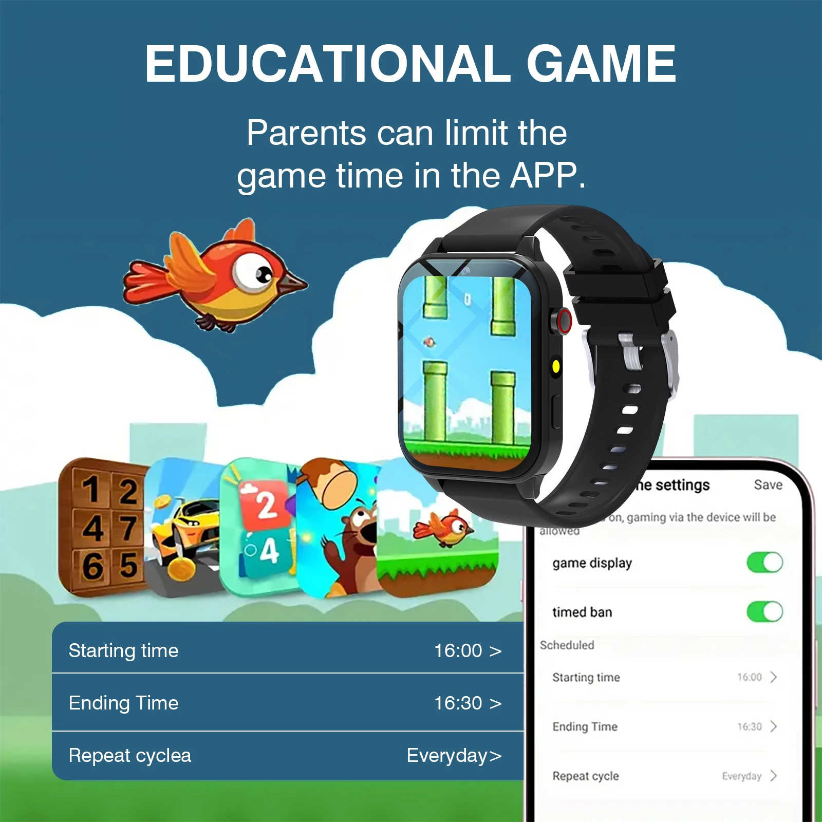 Relógio inteligente infantil c - Smartwatch Digital Watches For Kid Girl avaliação e preço