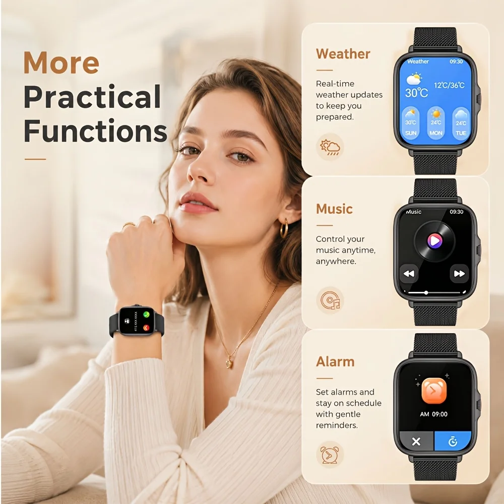 Smartwatch, tela totalmente se - Smartwatch Watches For Girls avaliação e preço